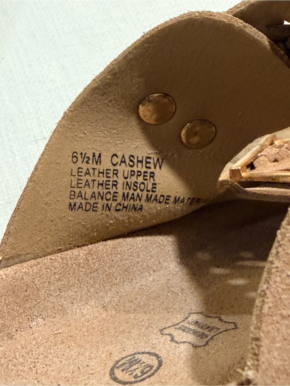Wilt Genuine Leather Women's Suede Braided Slide Sandals in Tan - Picture 3 of 5